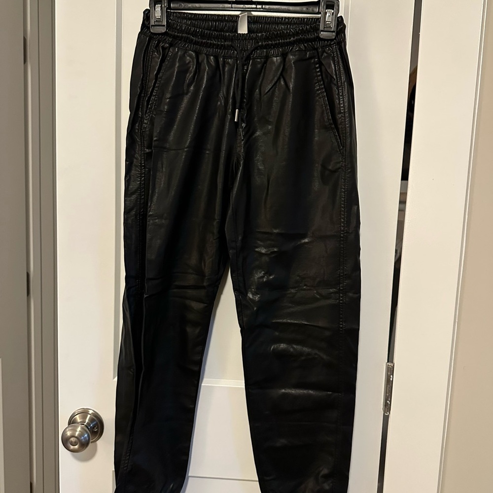 Zara Women’s Leather Joggers